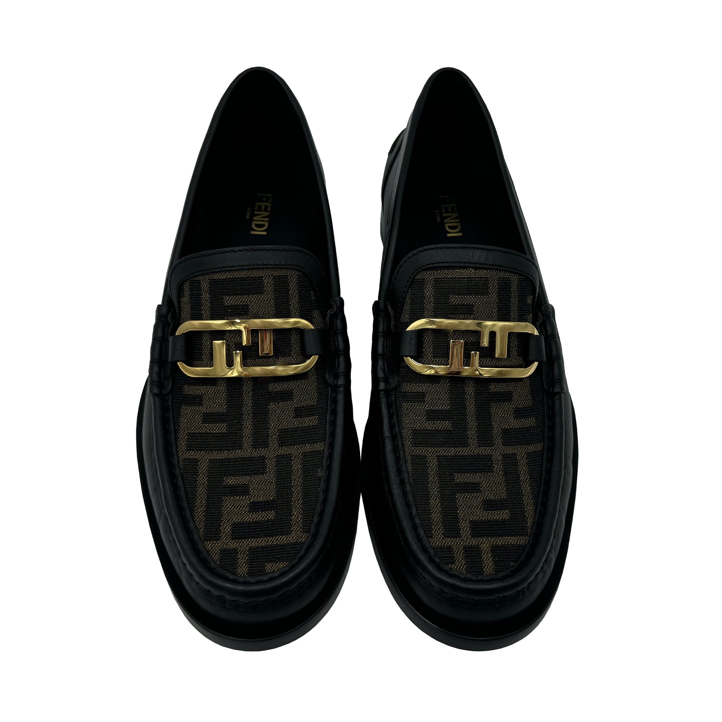 FENDI O'LOCK LOAFERS