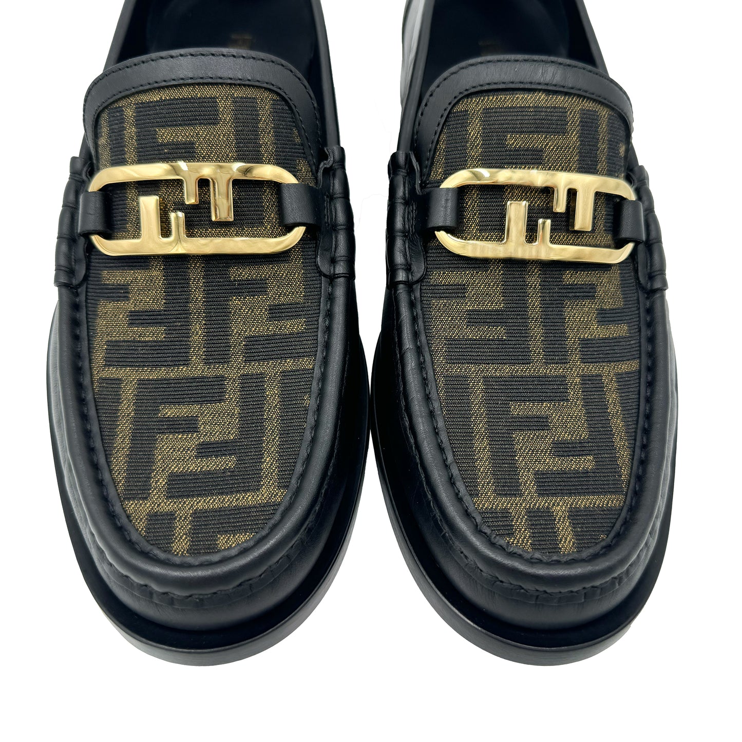 FENDI O'LOCK LOAFERS