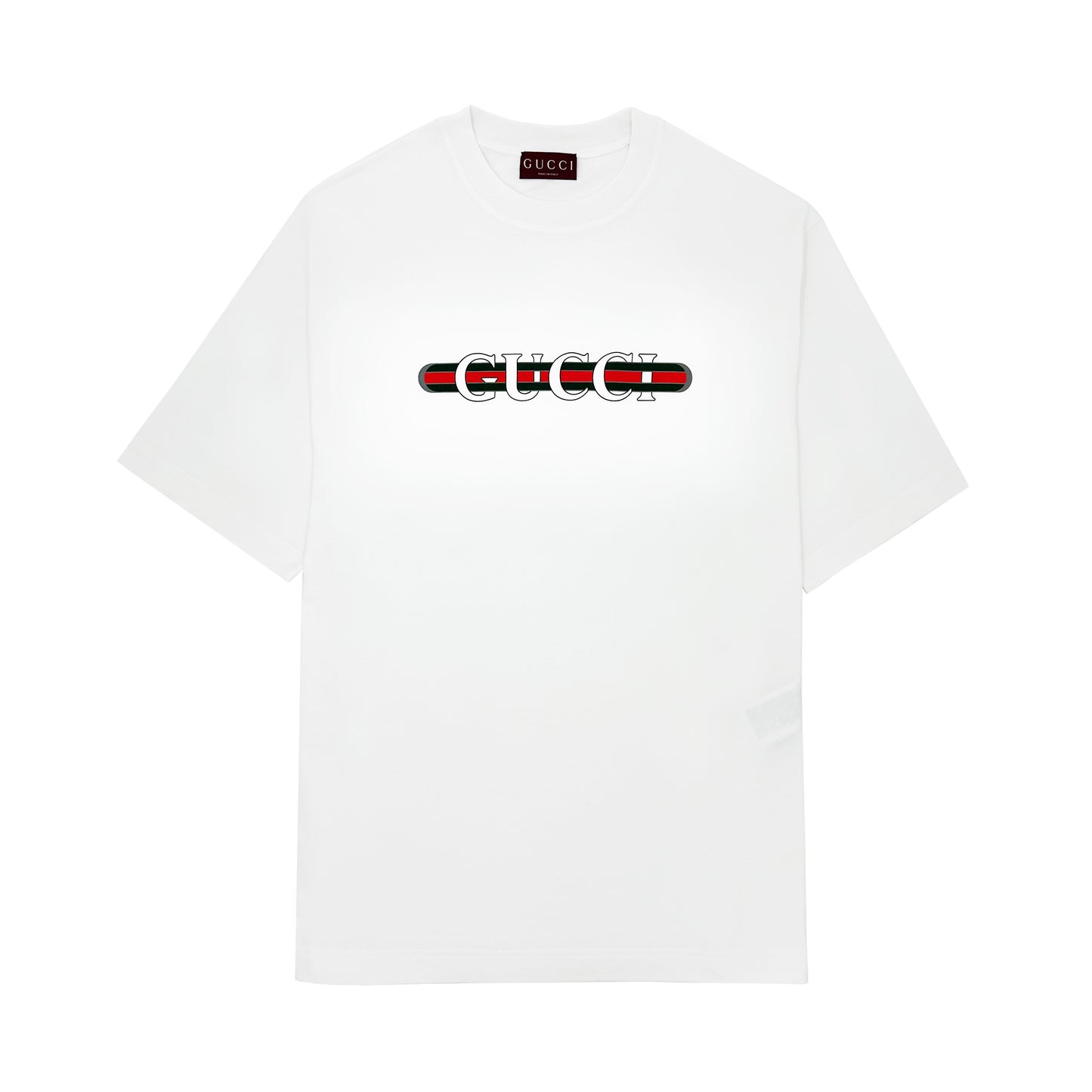 GUCCI LOGO PRINTED COTTON T-SHIRT