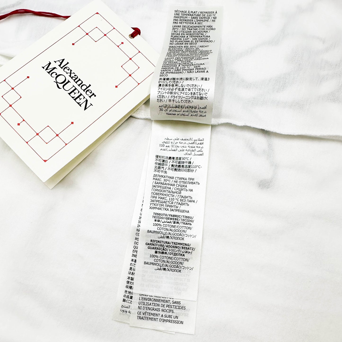 ALEXANDER MCQUEEN PRINTED T-SHIRT