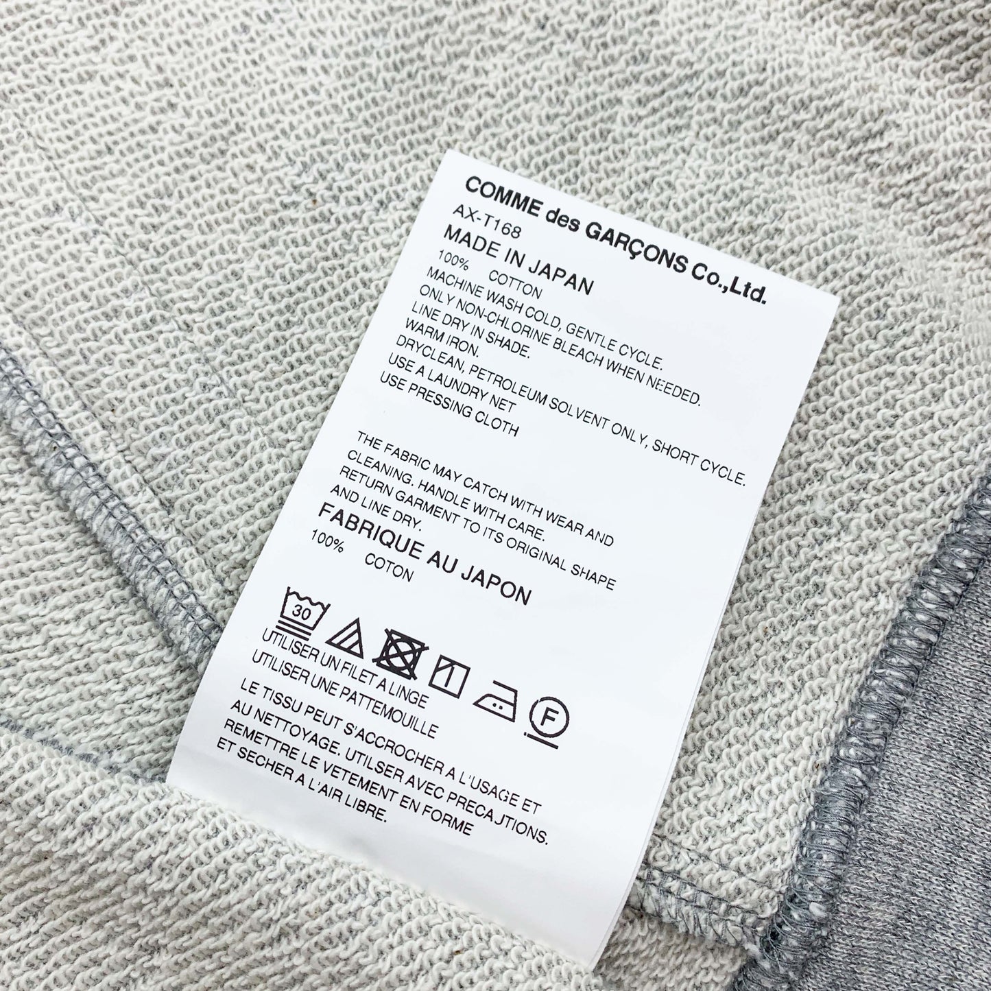 COMME DES GARCONS PLAY HEART COTTON HOODIE
