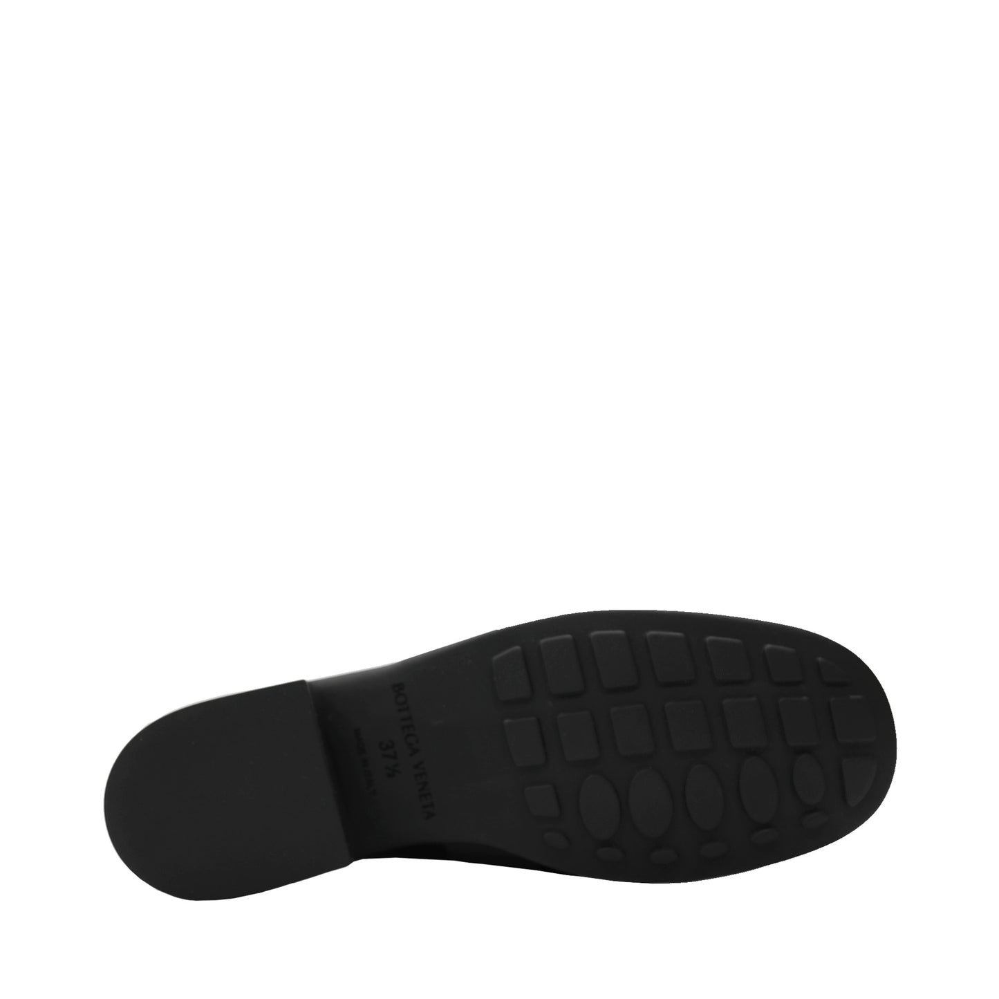 Bottega Veneta Monsieur Glossy Leather Loafers