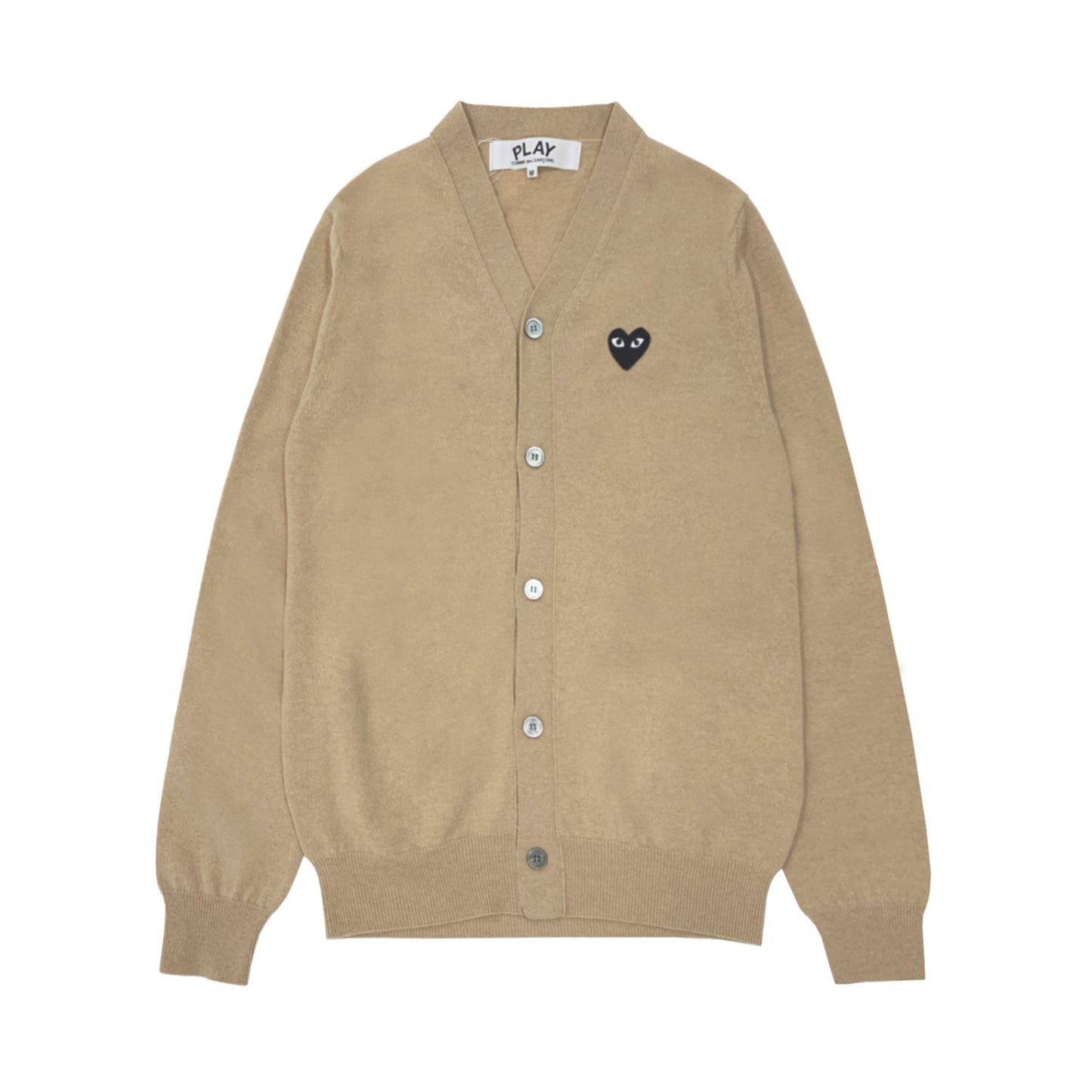 Comme Des Garcons Play Heart Patch Cardigan