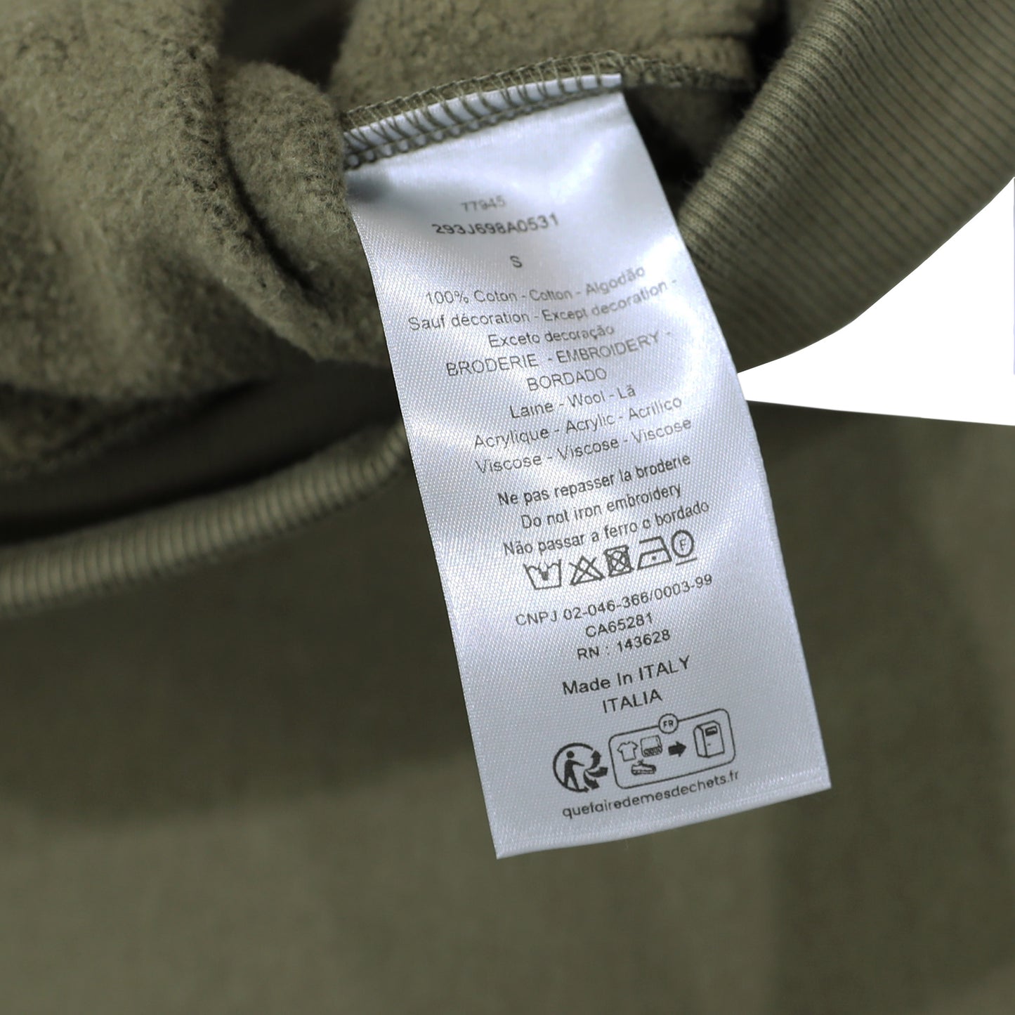 Dior Logo Hooded Sweatshirt