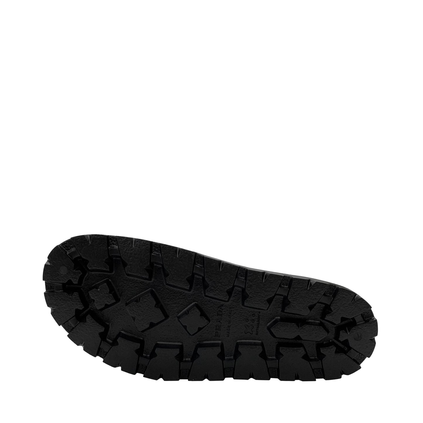 Prada Logo Embossed Slides