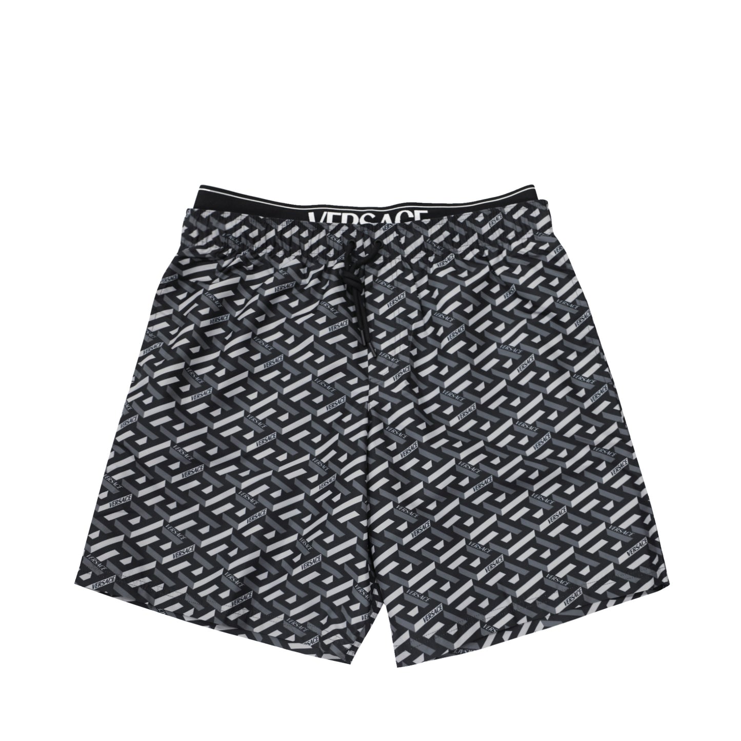 Versace Greca Print Swim Shorts