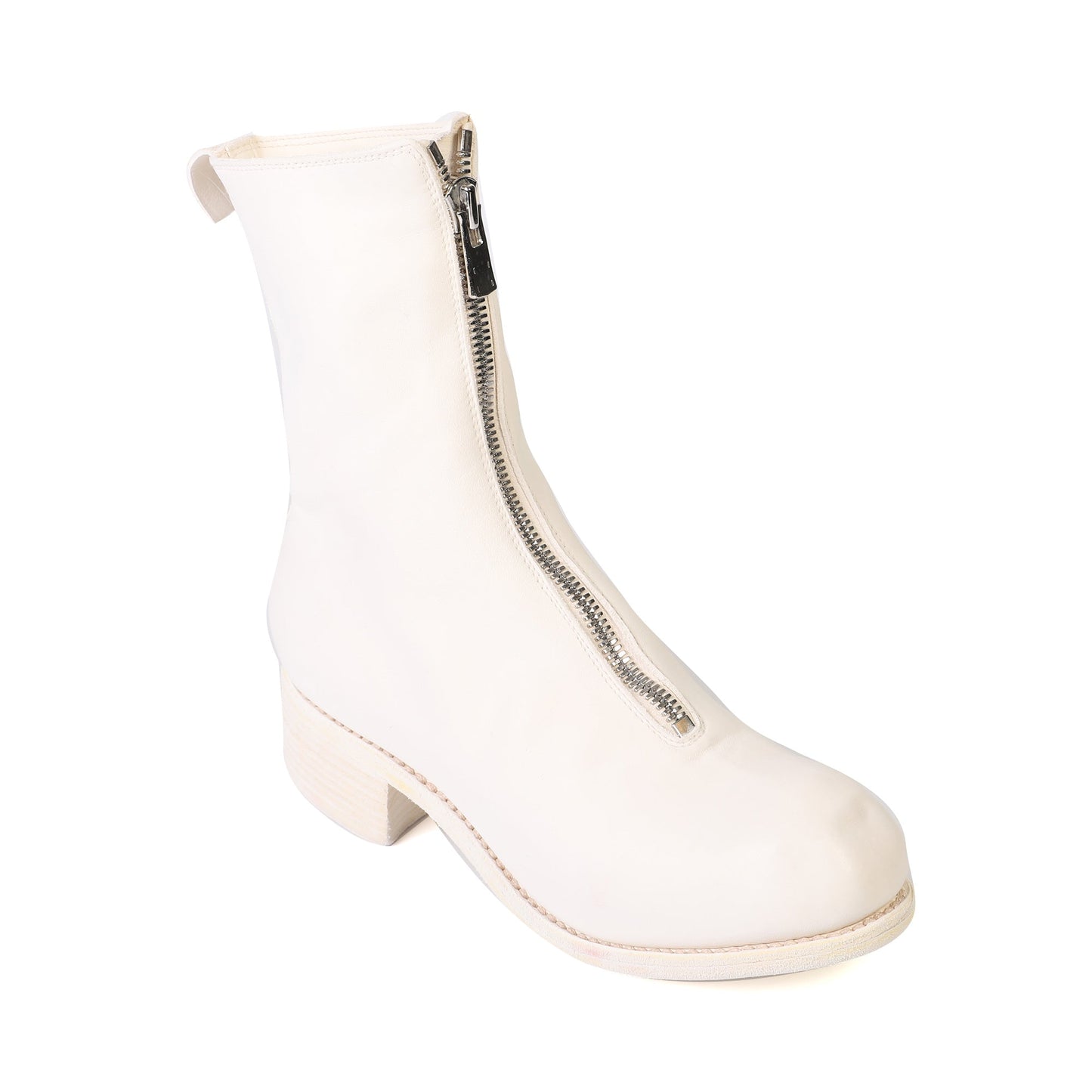 Guidi PL2 Leather Front Zip Ankle Boot | Designer code: PL2SHFG | Luxury Fashion Eshop | Lamode.com.hk