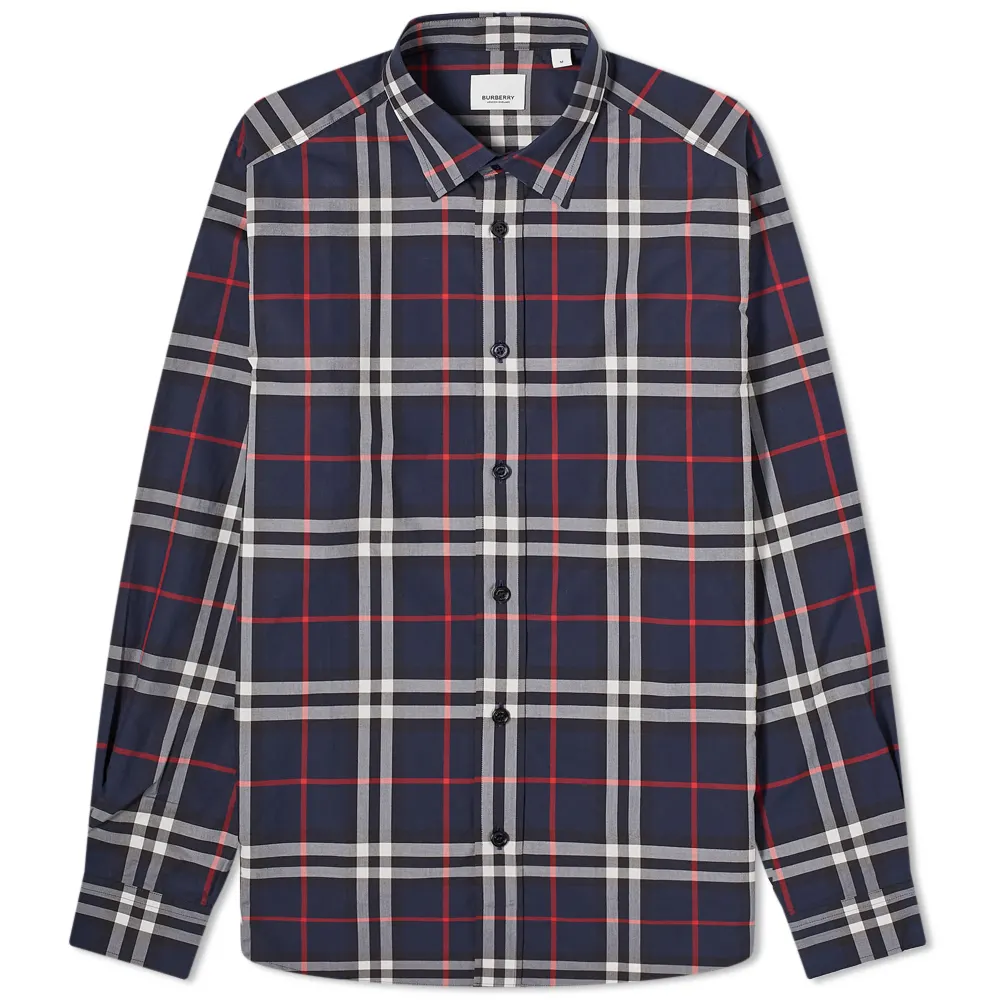 Burberry Check Print Shirt | Designer code: 8020865 | Luxury Fashion Eshop | Lamode.com.hk