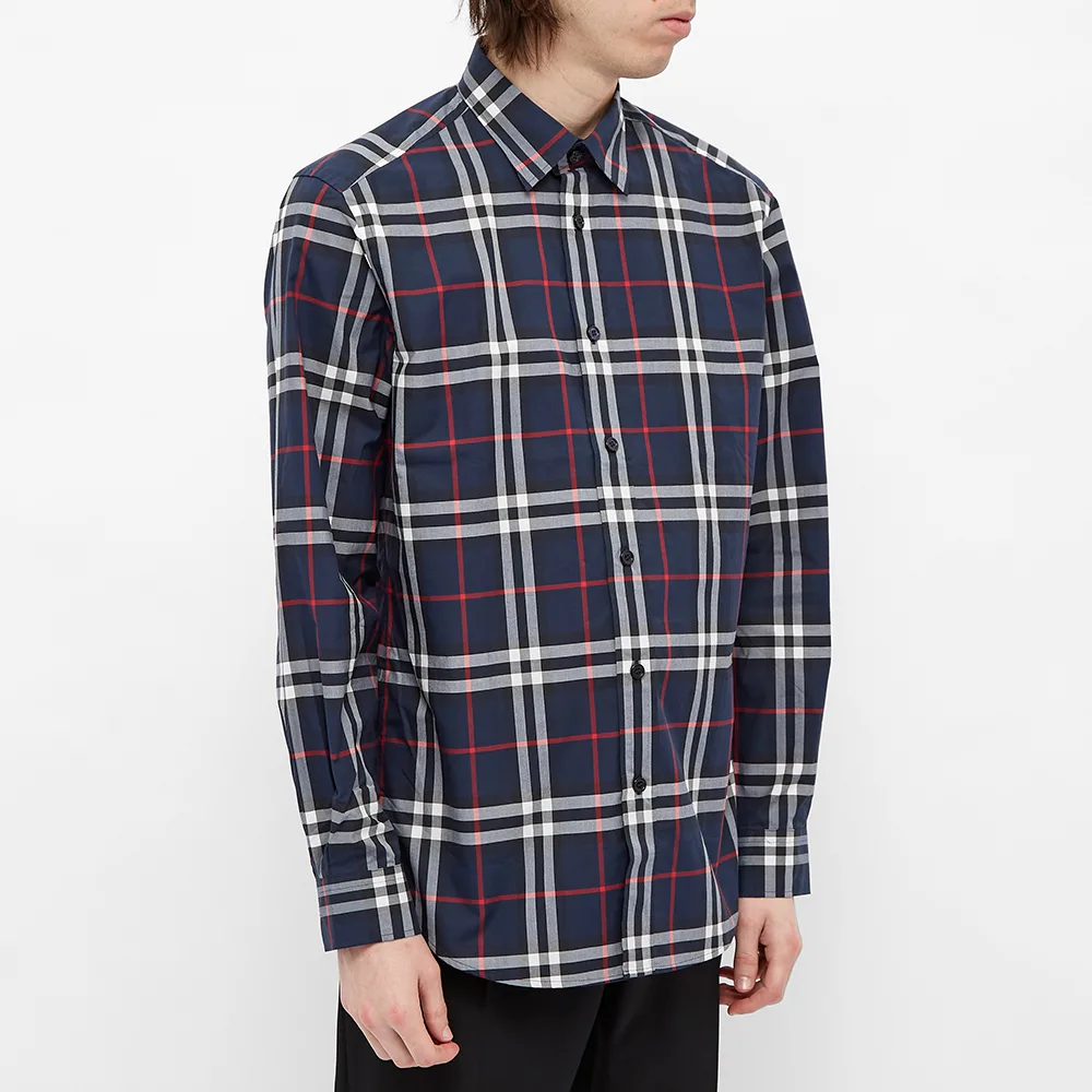 Burberry Check Print Shirt | Designer code: 8020865 | Luxury Fashion Eshop | Lamode.com.hk