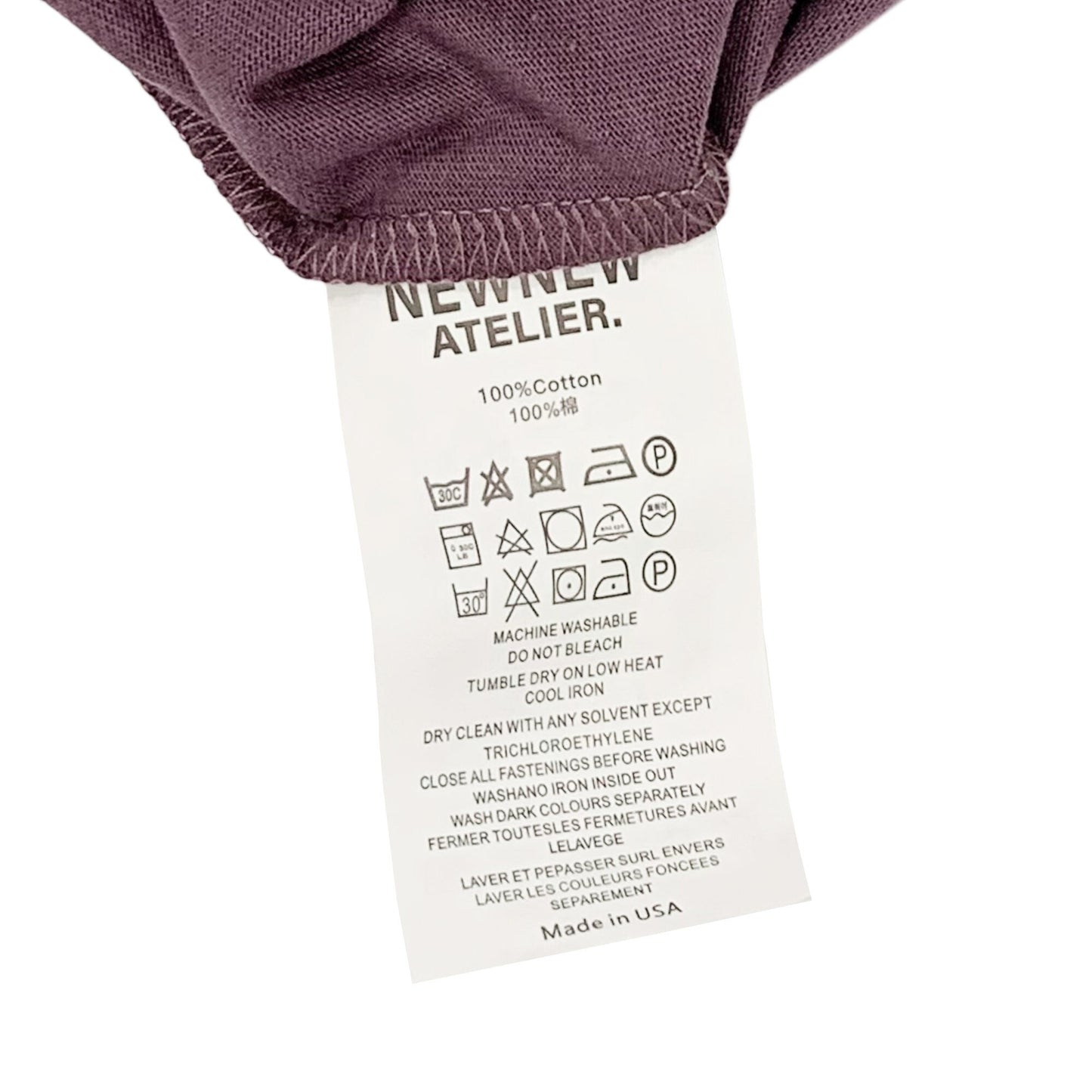 New New Atelier Printed T-shirt | Designer code: NNA22SS002 | Luxury Fashion Eshop | Lamode.com.hk