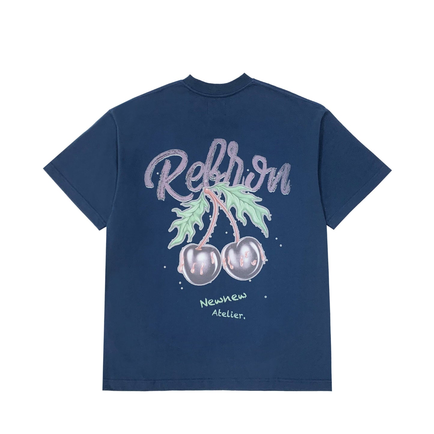 New New Atelier Cherry Print T-shirt | Designer code: NNA22SS006 | Luxury Fashion Eshop | Lamode.com.hk