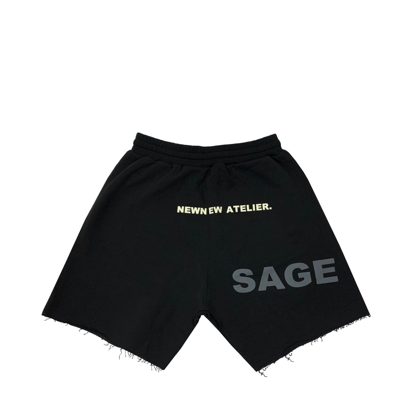 New New Atelier Inverted Logo Print Shorts | Designer code: NNA22SS020 | Luxury Fashion Eshop | Lamode.com.hk