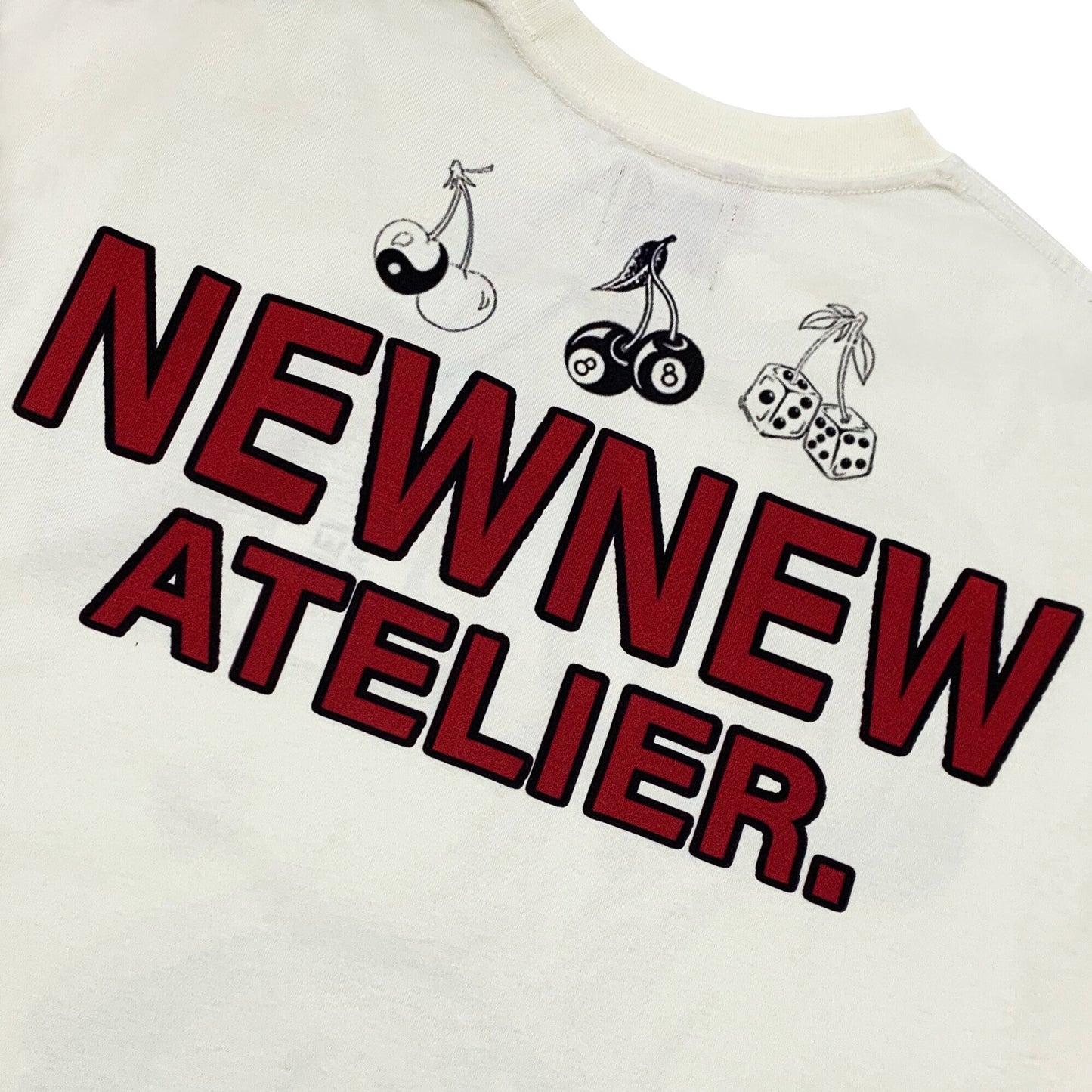 New New Atelier 8 Ball Print T-shirt | Designer code: NNA22SS007 | Luxury Fashion Eshop | Lamode.com.hk