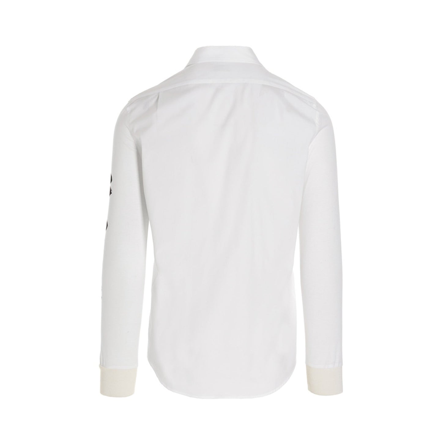 Alexander McQueen White Mcqueen Graffiti Shirt | Designer code: 677866QSN44 | Luxury Fashion Eshop | Lamode.com.hk
