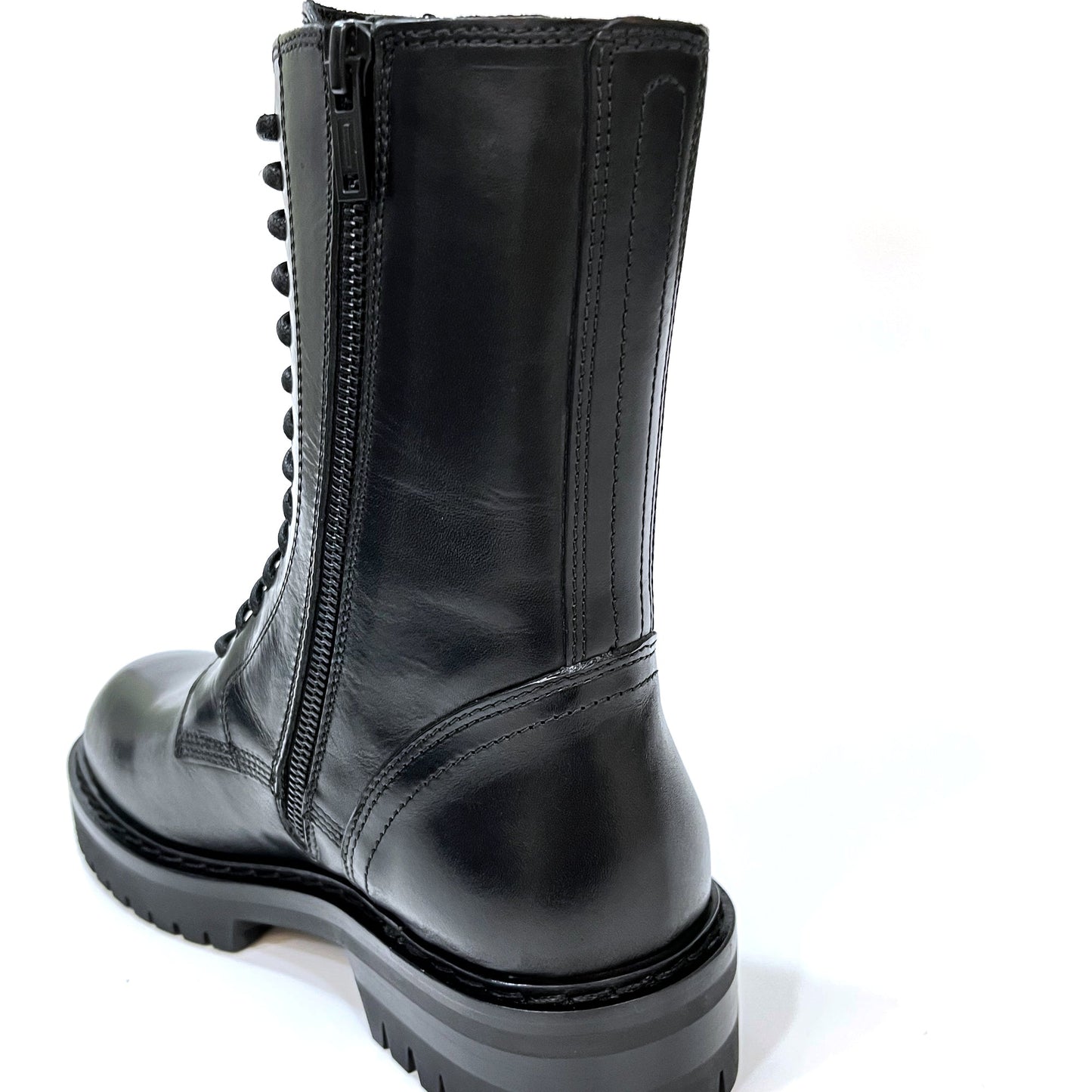 Ann Demeulemeester Alec Combat Boots | Designer code: 2102WC03390 | Luxury Fashion Eshop | Lamode.com.hk