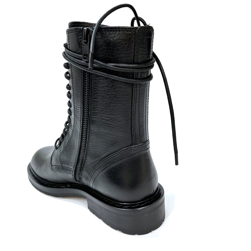 Ann Demeulemeester Lace Up Combat Boots | Designer code: 21012831380 | Luxury Fashion Eshop | Lamode.com.hk
