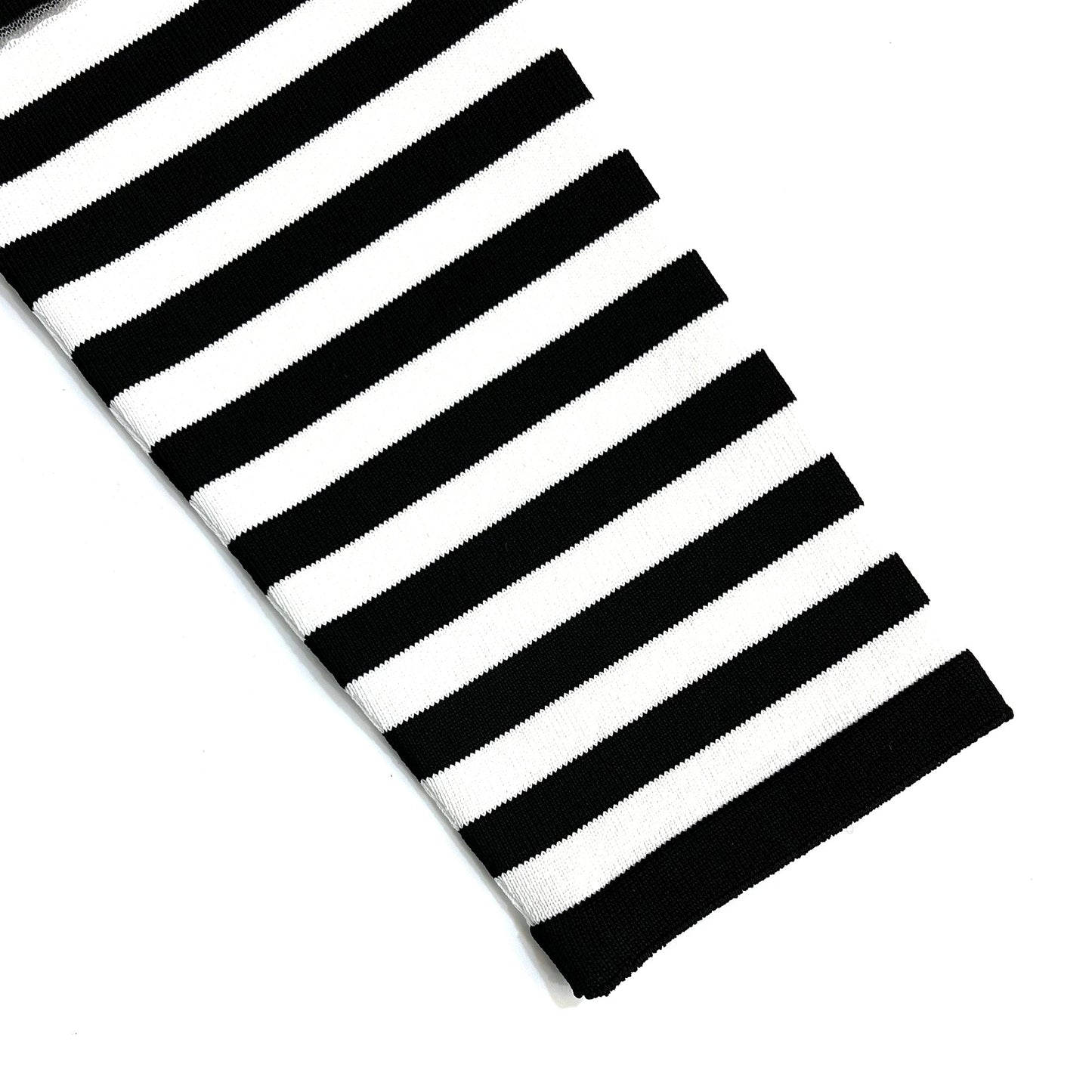 Balmain Black & White Stripe Dress | Designer code: XF0R8399KC04 | Luxury Fashion Eshop | Lamode.com.hk