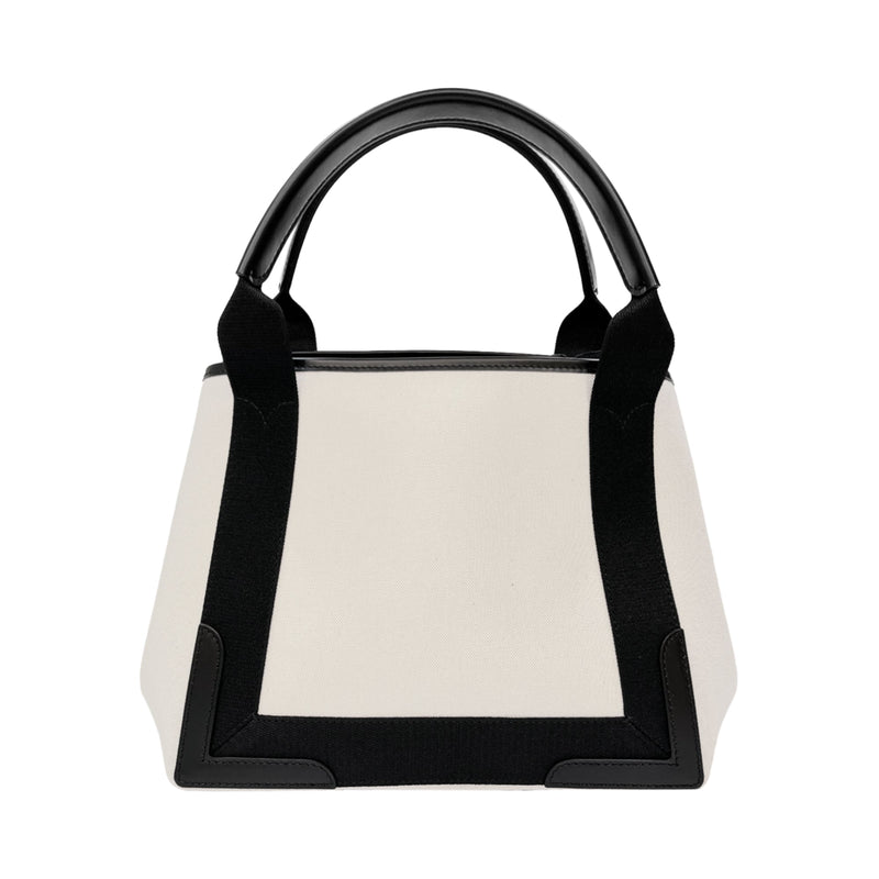 Balenciaga White Cabas Small Canvas Tote Bag | Designer code: 3399332HH3N | Luxury Fashion Eshop | Lamode.com.hk