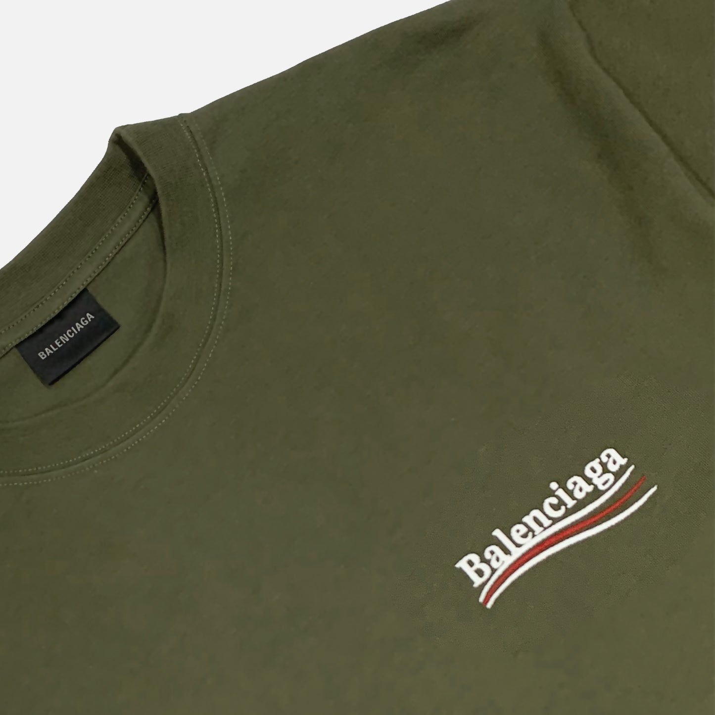 Balenciaga Campaign Logo T-shirt | Designer code: 641655TKVJ1 | Luxury Fashion Eshop | Lamode.com.hk