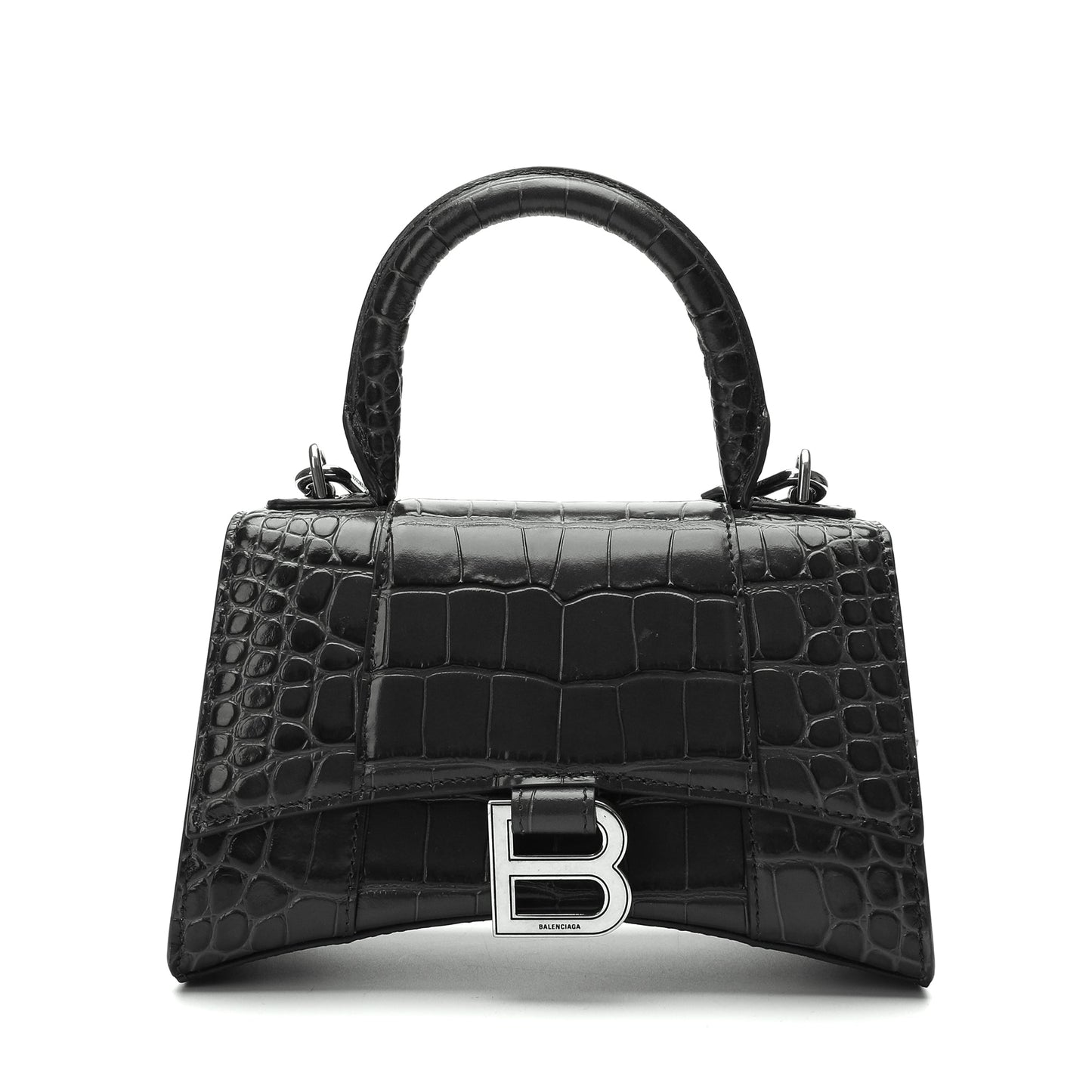 Balenciaga Hourglass Xs Top Handle Bag | Designer code: 5928331LR6Y | Luxury Fashion Eshop | Lamode.com.hk