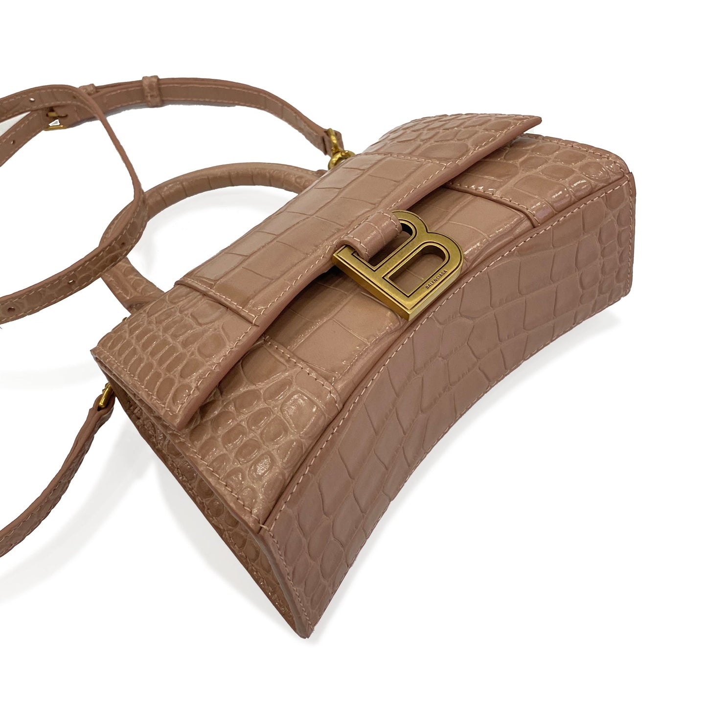 Balenciaga Hourglass Top Handle Bag | Designer code: 5928331LRGM | Luxury Fashion Eshop | Lamode.com.hk