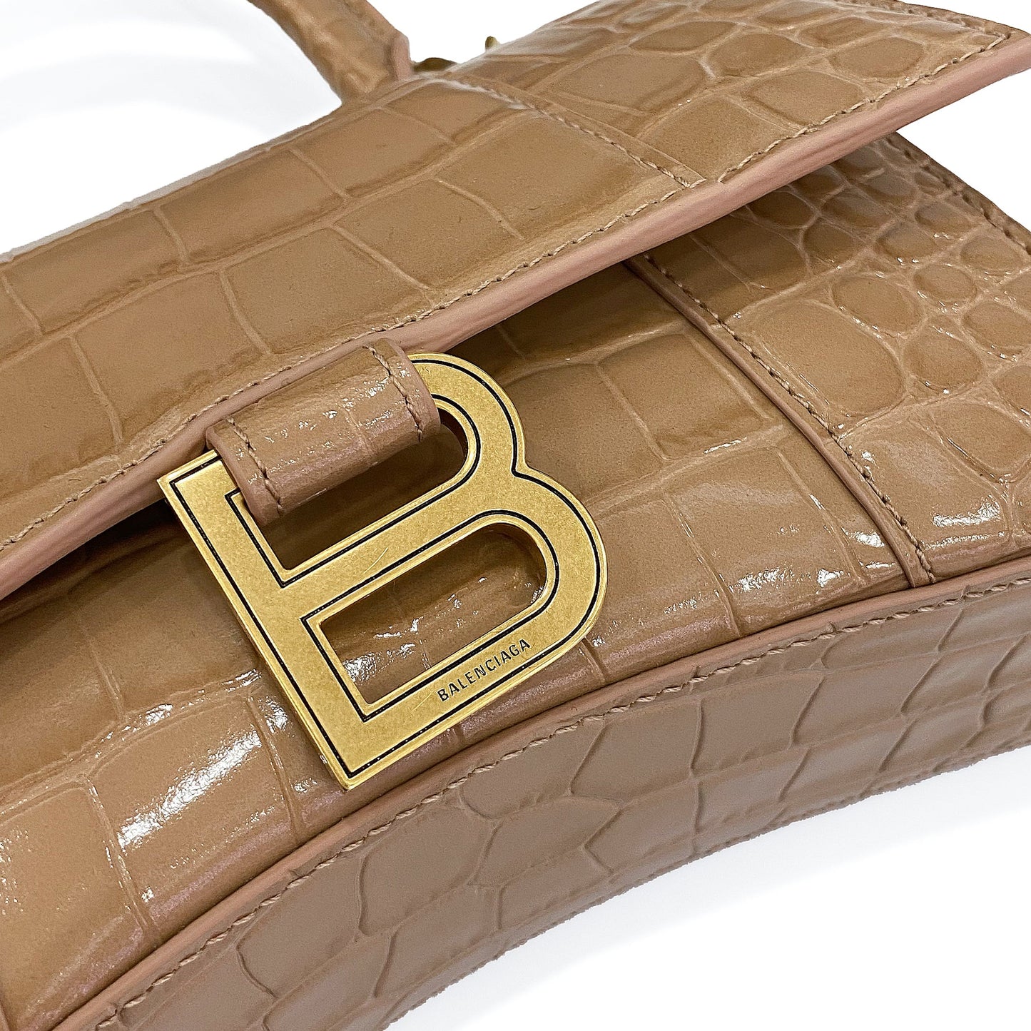 Balenciaga Hourglass Top Handle Bag | Designer code: 5928331LRGM | Luxury Fashion Eshop | Lamode.com.hk