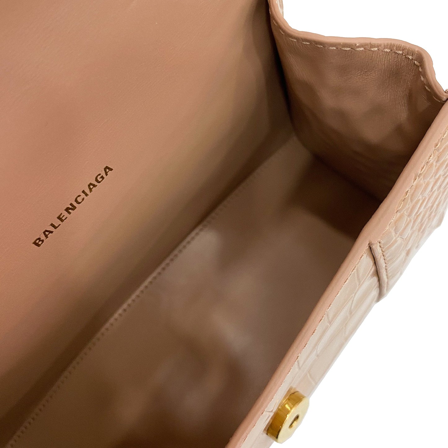 Balenciaga Hourglass Top Handle Bag | Designer code: 5928331LRGM | Luxury Fashion Eshop | Lamode.com.hk