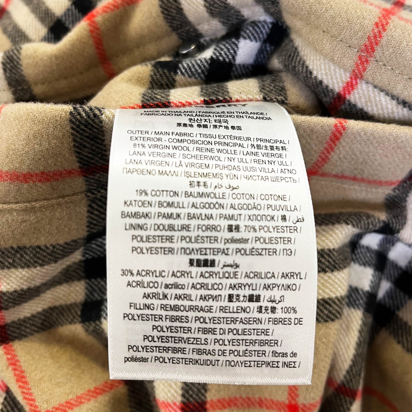 Burberry Vintage Check Shirt Jacket | Designer code: 8043839 | Luxury Fashion Eshop | Lamode.com.hk