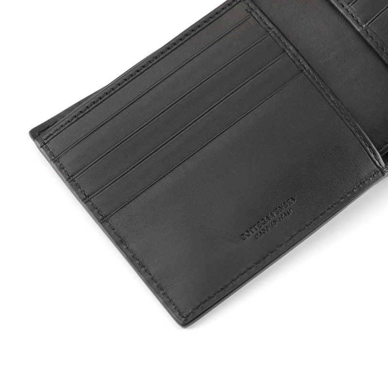 Bottega Veneta Signature Intrecciato Leather Short Wallet | Designer code: 113993V4651 | Luxury Fashion Eshop | Lamode.com.hk