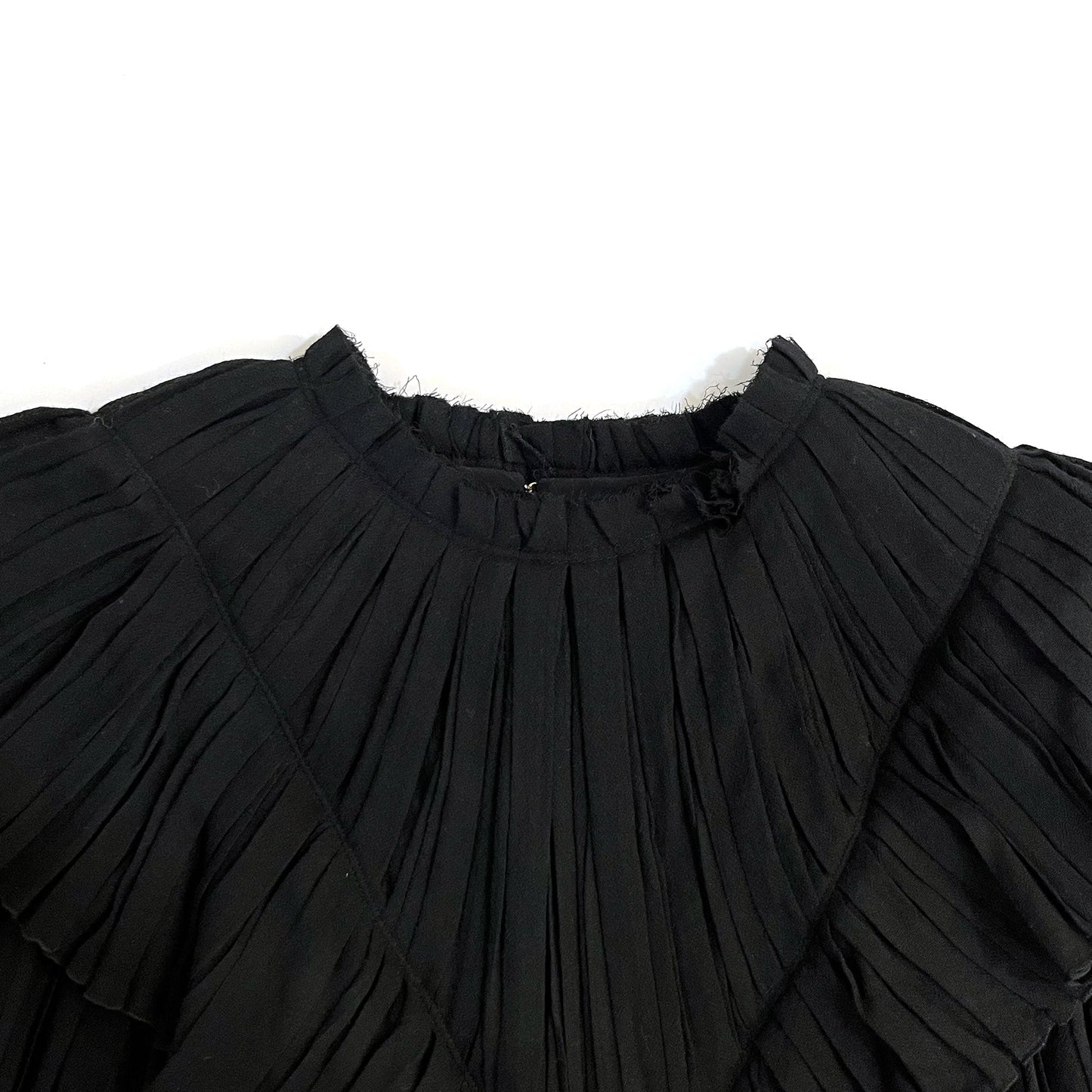 Chloe Pleated Shirt | Designer code: CHC21WHT05061 | Luxury Fashion Eshop | Lamode.com.hk