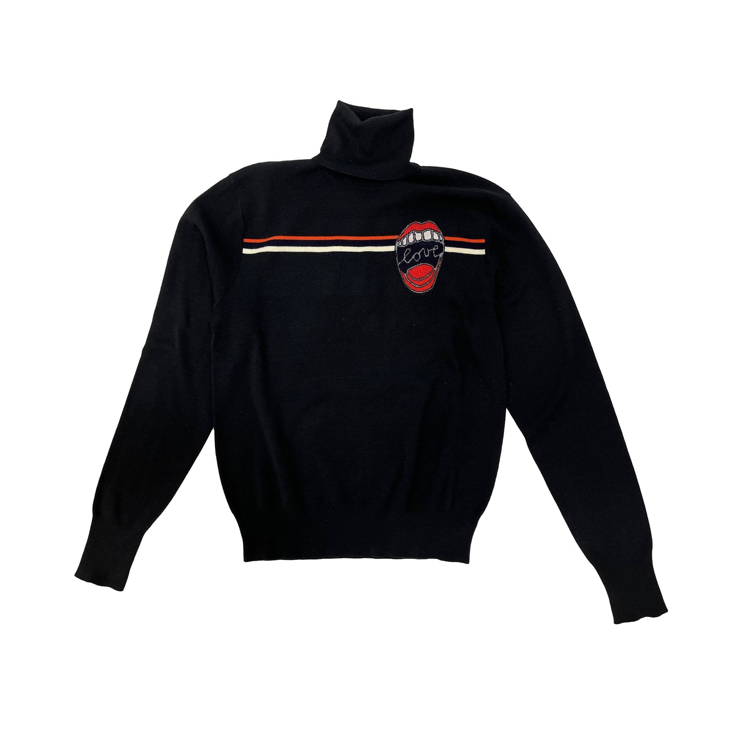 Chloe Stripe Intarsia Knit Sweater | Designer code: CHC21AMP37510 | Luxury Fashion Eshop | Lamode.com.hk