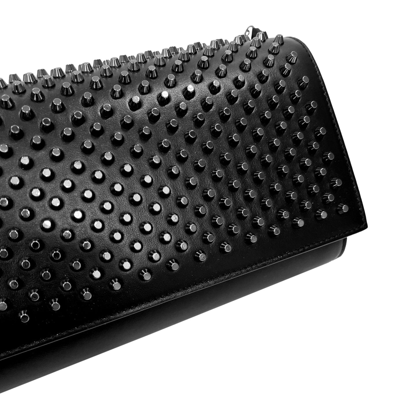 Christian Louboutin Paloma Spiked Leather Clutch Crossbody Bag | Designer code: 3175013 | Luxury Fashion Eshop | Lamode.com.hk
