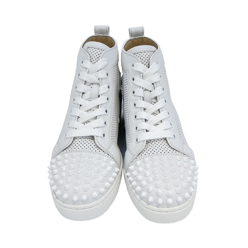 Christian Louboutin Lou Spikes Perforated Leather Sneakers | Designer code: 1210873 | Luxury Fashion Eshop | Lamode.com.hk