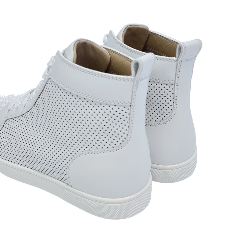 Christian Louboutin Lou Spikes Perforated Leather Sneakers | Designer code: 1210873 | Luxury Fashion Eshop | Lamode.com.hk