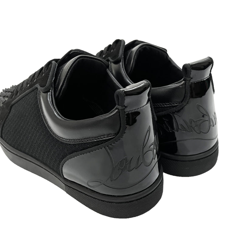 Christian Louboutin Fun Louis Junior Studded Mesh And Leather Sneakers | Designer code: 3220716 | Luxury Fashion Eshop | Lamode.com.hk
