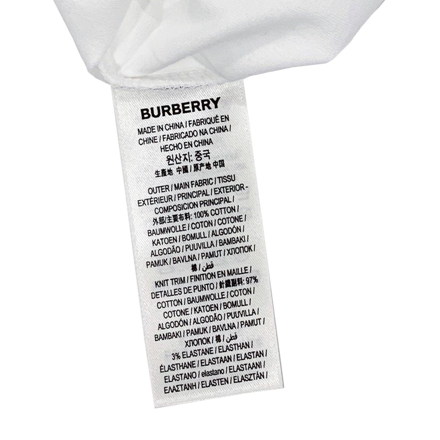 Burberry Check Pocket T-shirt | Designer code: 8043386 | Luxury Fashion Eshop | Lamode.com.hk
