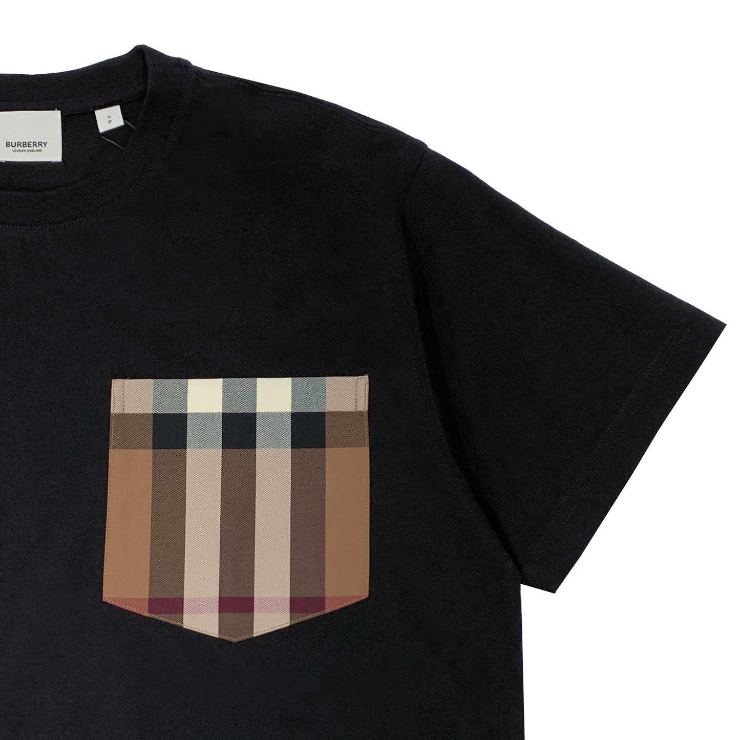 Burberry Check Pocket T-shirt | Designer code: 8044961 | Luxury Fashion Eshop | Lamode.com.hk