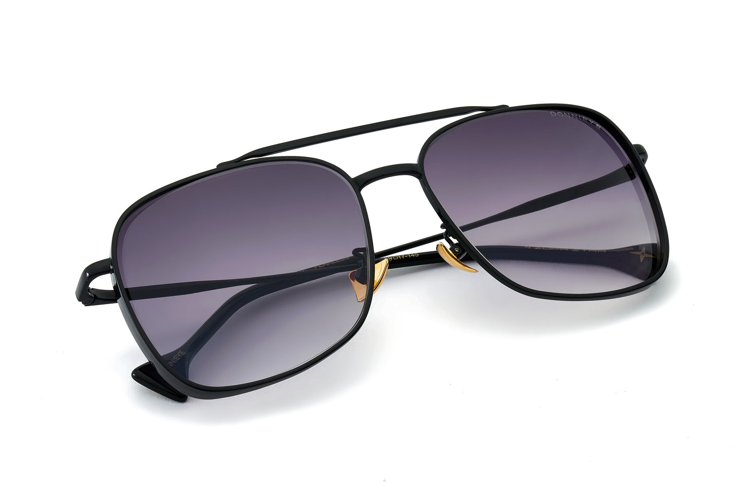 Donnieye Fearless Black Aviator Sunglasses | Designer code: DYFEARLESS | Luxury Fashion Eshop | Lamode.com.hk