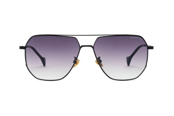 Donnieye Sagacious Black Aviator Sunglasses | Designer code: DYSAGACIOUS | Luxury Fashion Eshop | Lamode.com.hk