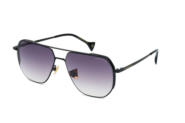 Donnieye Sagacious Black Aviator Sunglasses | Designer code: DYSAGACIOUS | Luxury Fashion Eshop | Lamode.com.hk