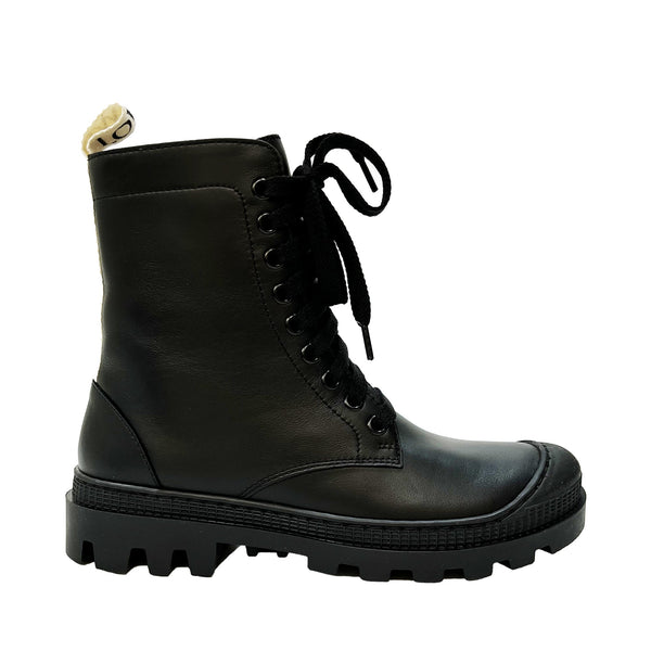 Loewe Lace Up Leather Boots | Designer code: L815285X14 | Luxury Fashion Eshop | Lamode.com.hk