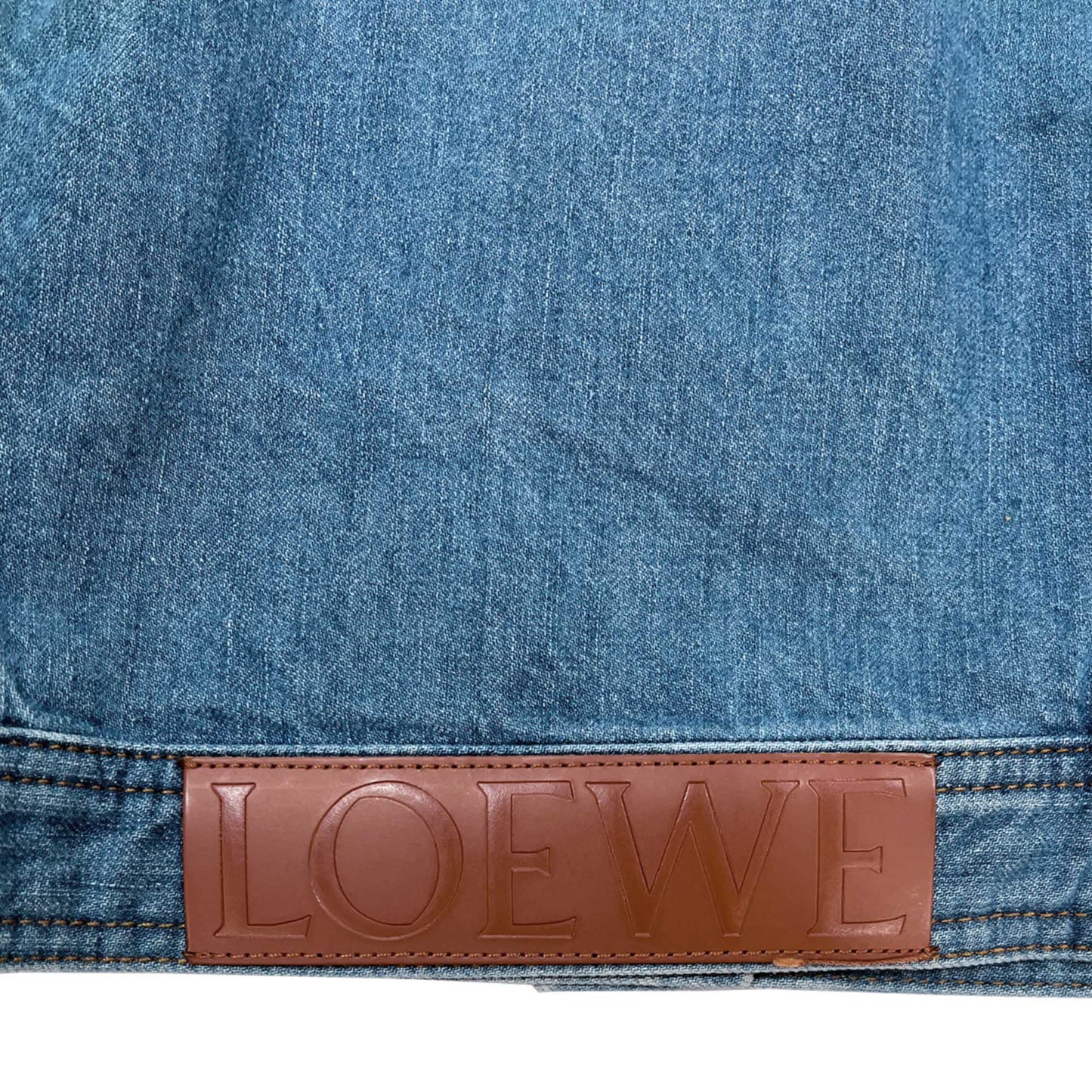 Loewe Trompe l'oeil Jacket In Denim | Designer code: S540Y50X21 | Luxury Fashion Eshop | Lamode.com.hk