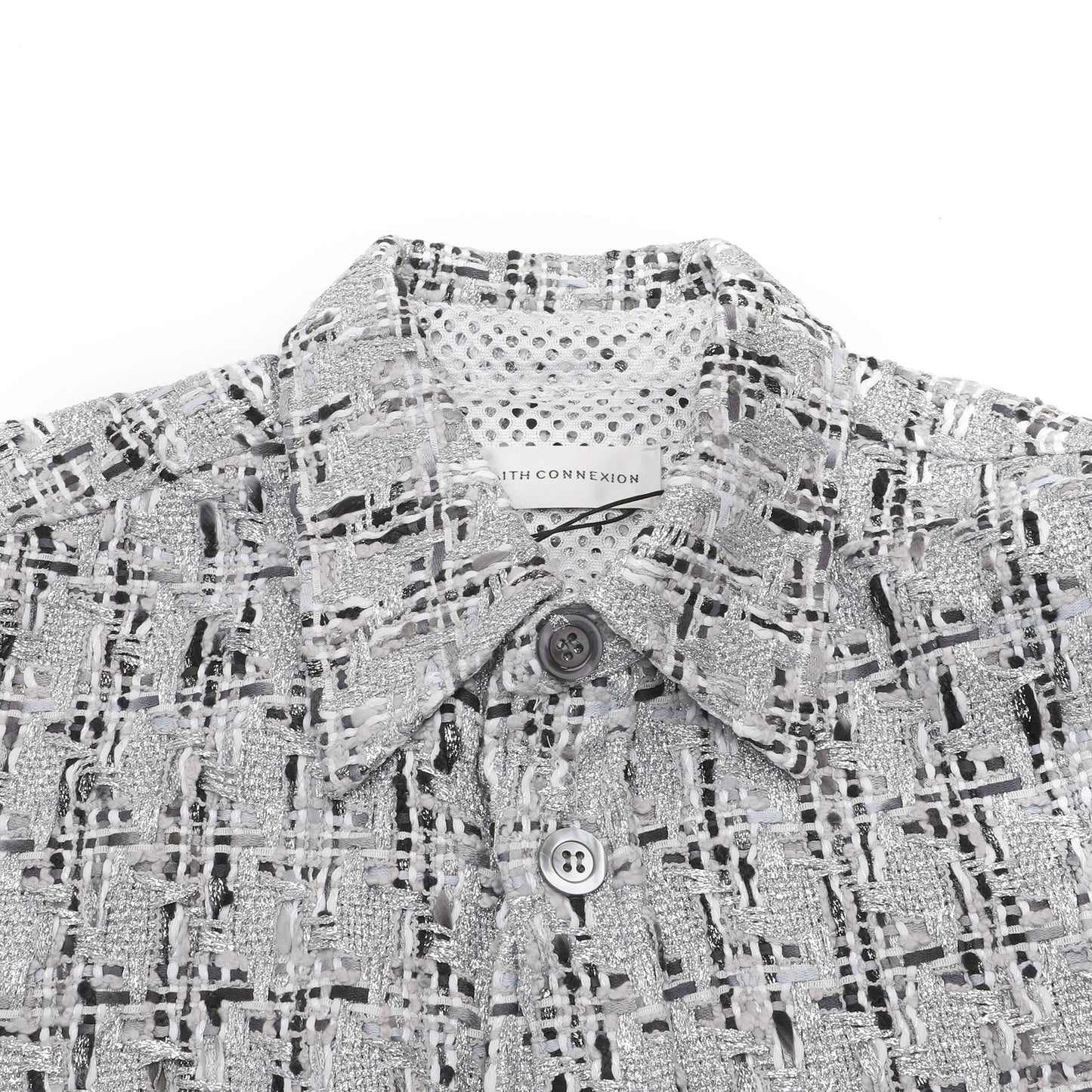 Faith Connexion Plaid Tweed Shirt | Designer code: X1819T0F554 | Luxury Fashion Eshop | Lamode.com.hk