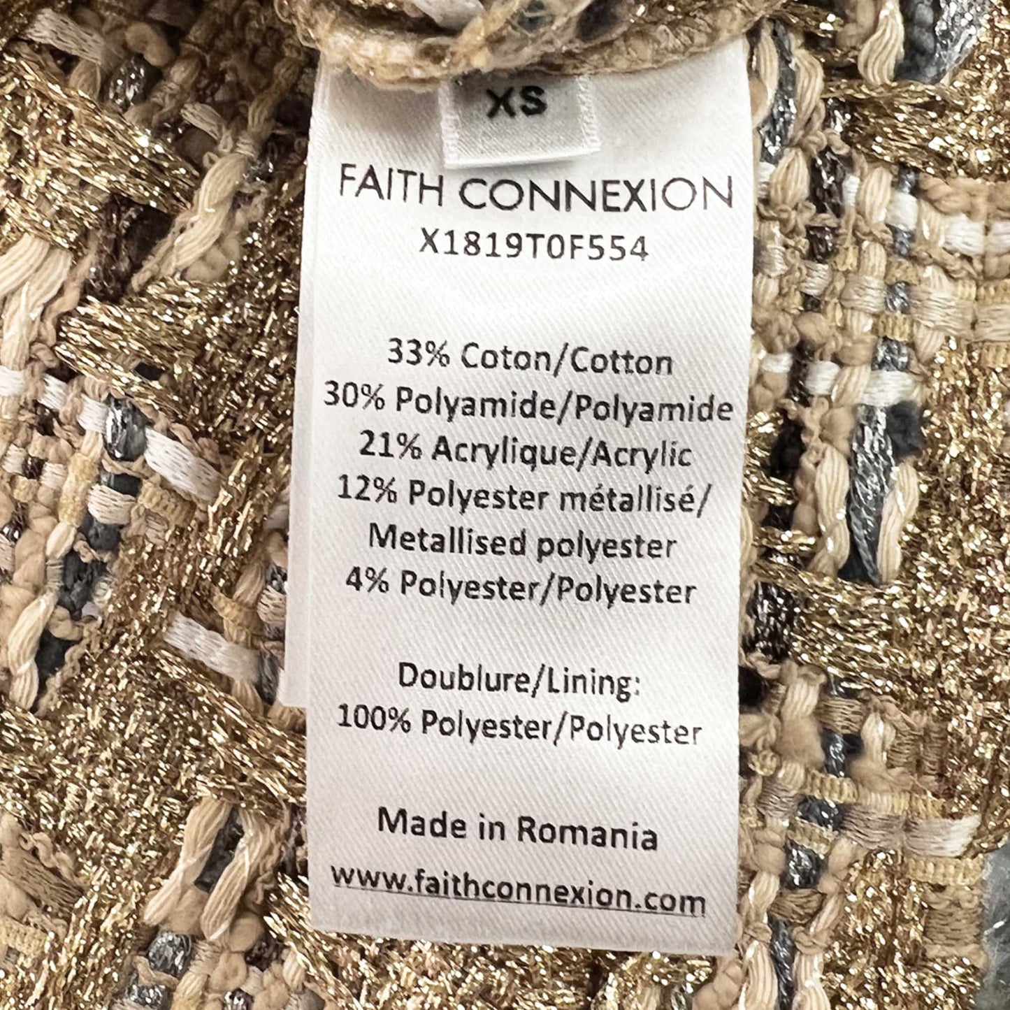 Faith Connexion Plaid Tweed Shirt | Designer code: X1819T0F554 | Luxury Fashion Eshop | Lamode.com.hk