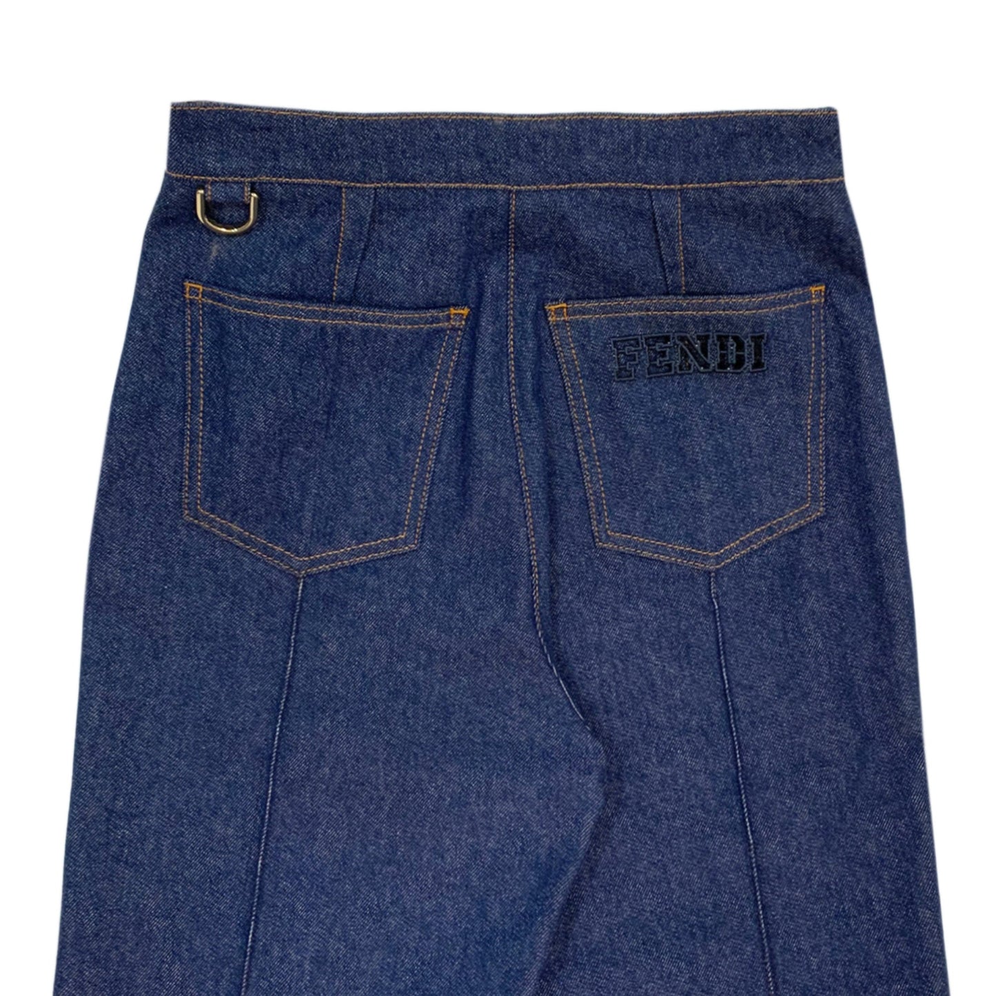 Fendi Logo Embroidered Jeans | Designer code: FLP772ALC1 | Luxury Fashion Eshop | Lamode.com.hk