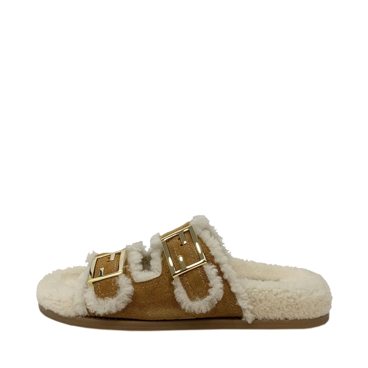 Fendi Sheepskin Slides | Designer code: 8X8327TK6 | Luxury Fashion Eshop | Lamode.com.hk