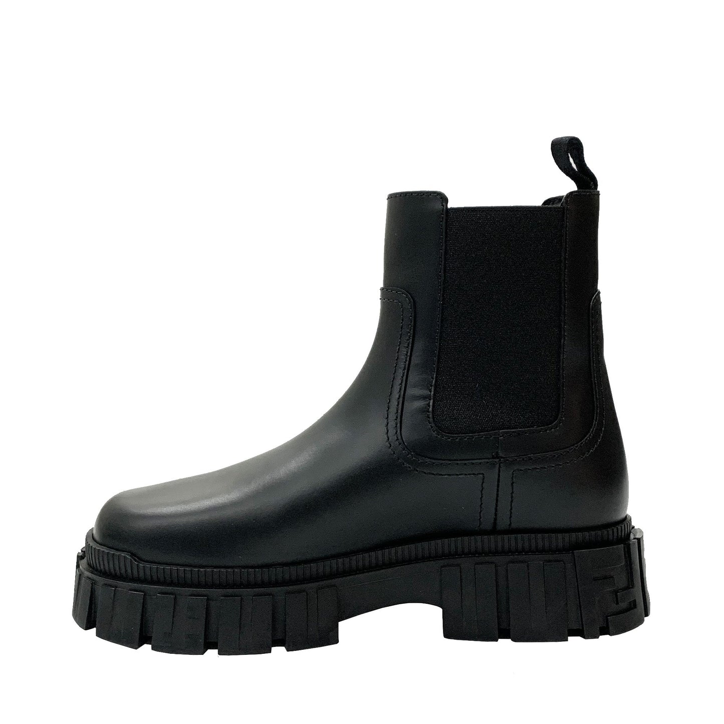 Fendi Black Leather Chelsea boots | Designer code: 8T8187AD7Q | Luxury Fashion Eshop | Lamode.com.hk