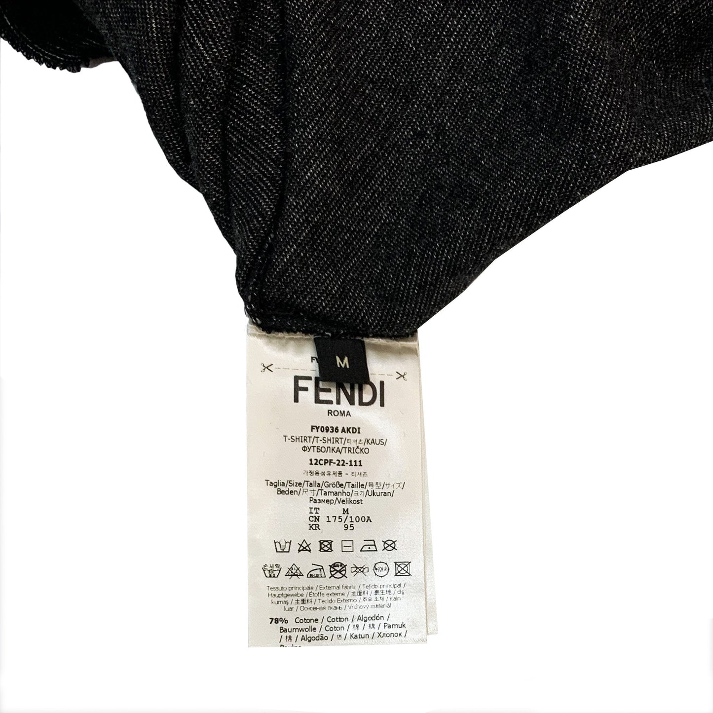 Fendi Logo T-shirt | Designer code: FY0936AKDI | Luxury Fashion Eshop | Lamode.com.hk