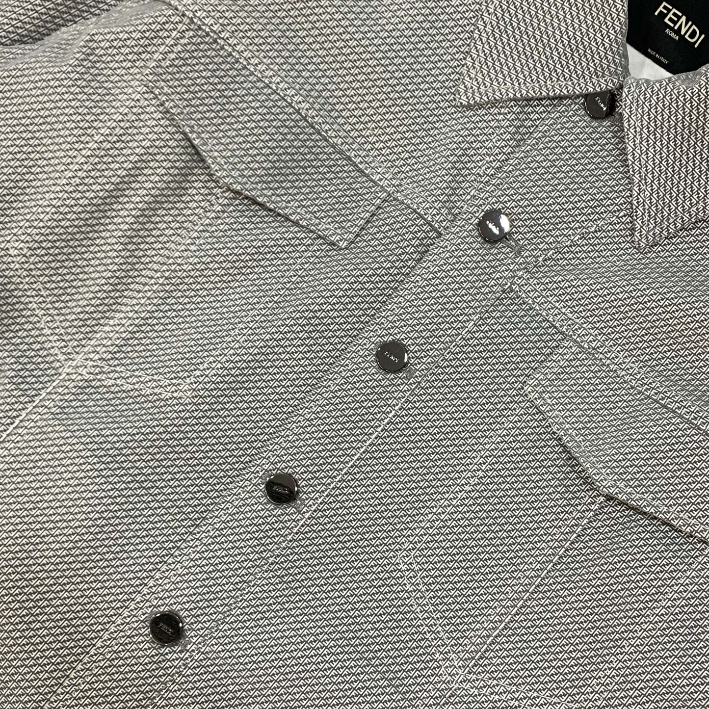 Fendi Denim Jacket | Designer code: FW0428AL10 | Luxury Fashion Eshop | Lamode.com.hk