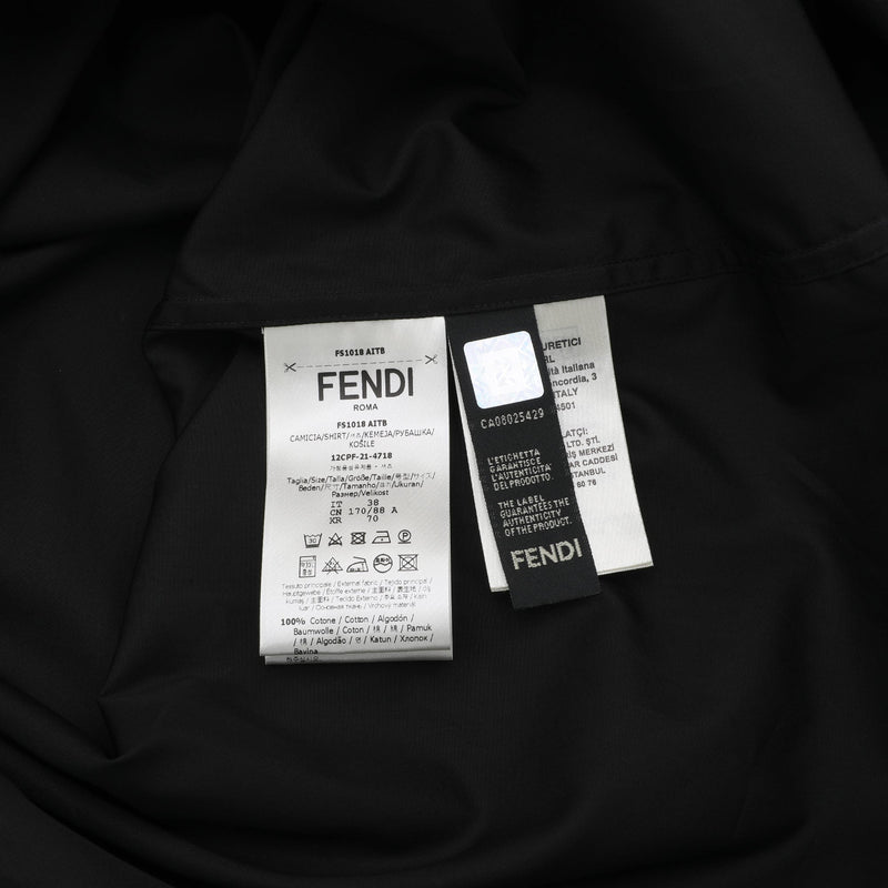Fendi Embossed Logo Shirt | Designer code: FS1018AITB | Luxury Fashion Eshop | Lamode.com.hk